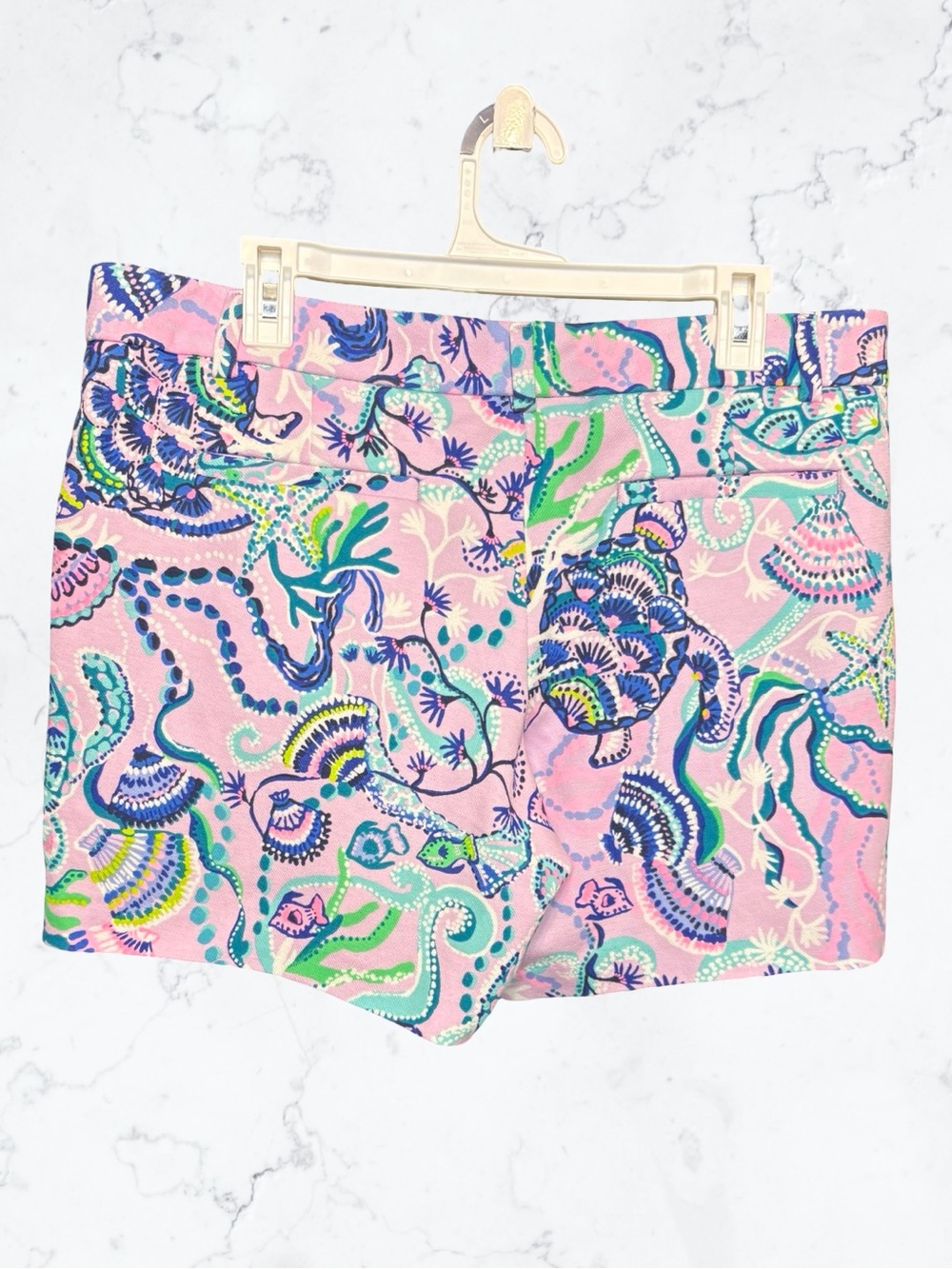 Lilly Pulitzer Pink Multicolor Sea Life Print Shorts - Picture 5 of 5